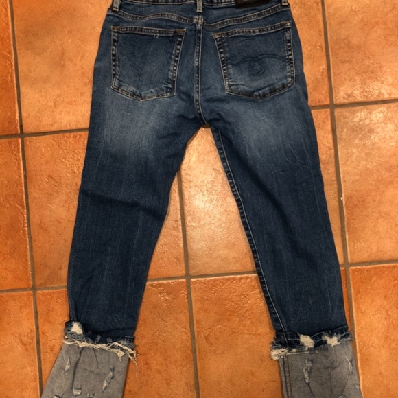 R13 Kate Cuffed Skinny Jeans - Picture 4 of 9